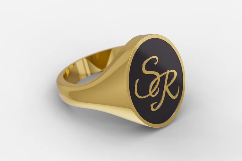 Oval Anillo