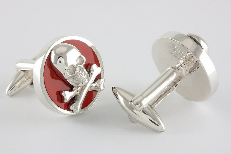 Calavera botón Gemelos