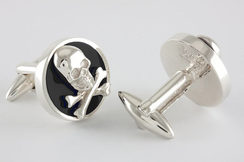 Calavera botón Gemelos