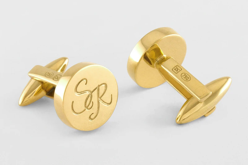 Iniciales grabadas Gemelos