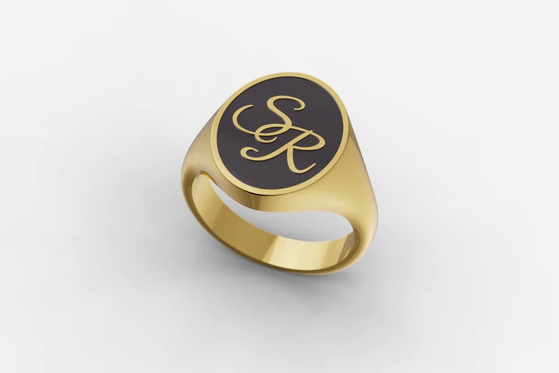 Oval Anillo